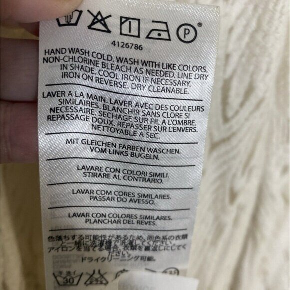 Volcom Crochet Tassel Romper S Plunging Surfer Beach Festival Boho Indie Y2K - Picture 7 of 9